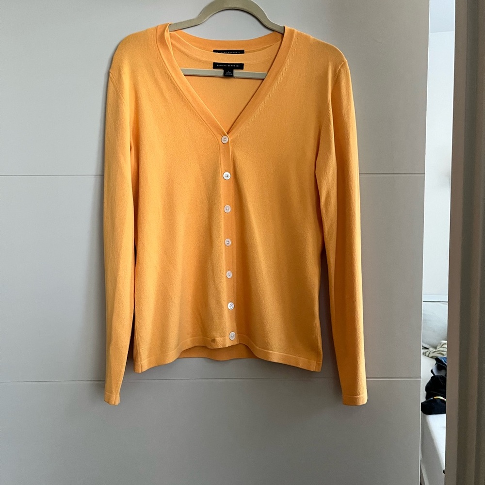 Banana Republic Yellow Cardigan